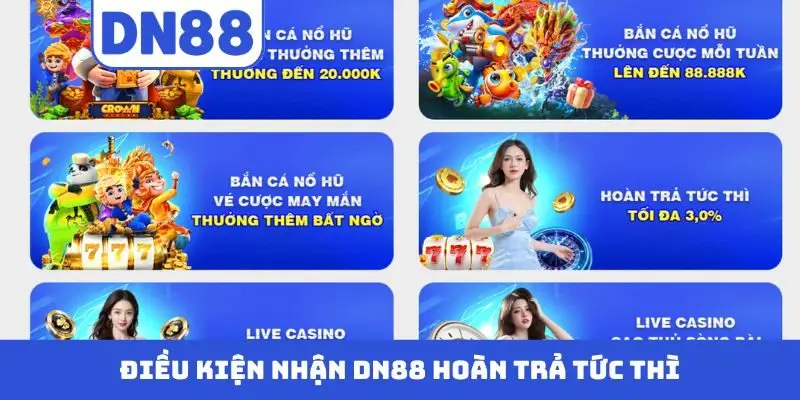 Điều kiện nhận DN88 hoàn trả tức thì