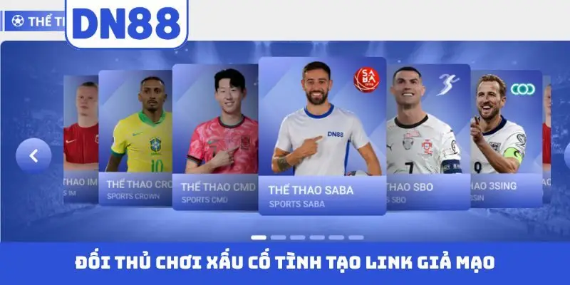Đối thủ chơi xấu cố tình tạo link giả mạo