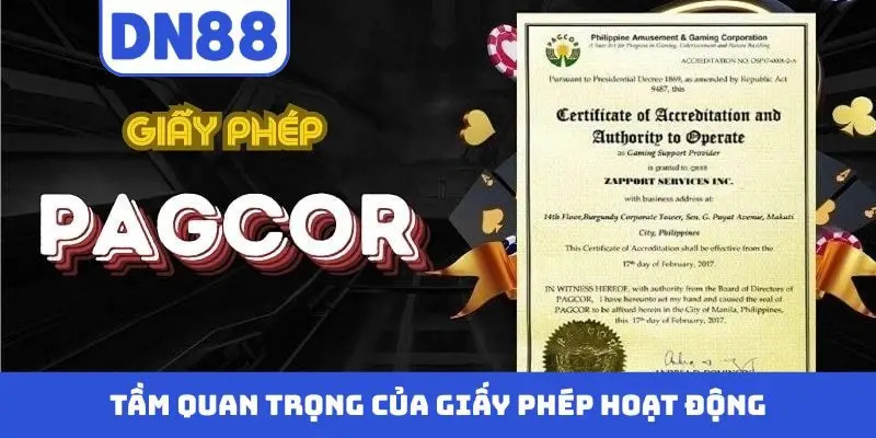 Tầm quan trọng của giấy phép hoạt động